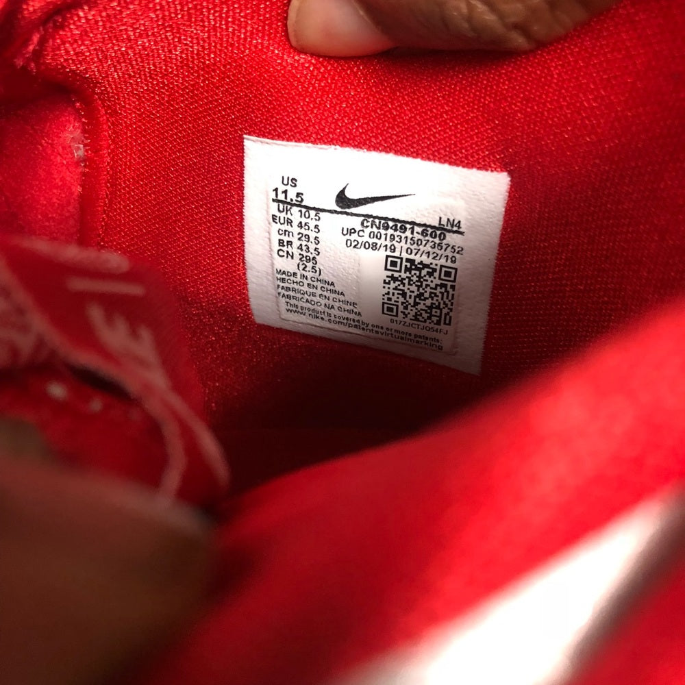 Nike alpha dunk White red sz 11.5