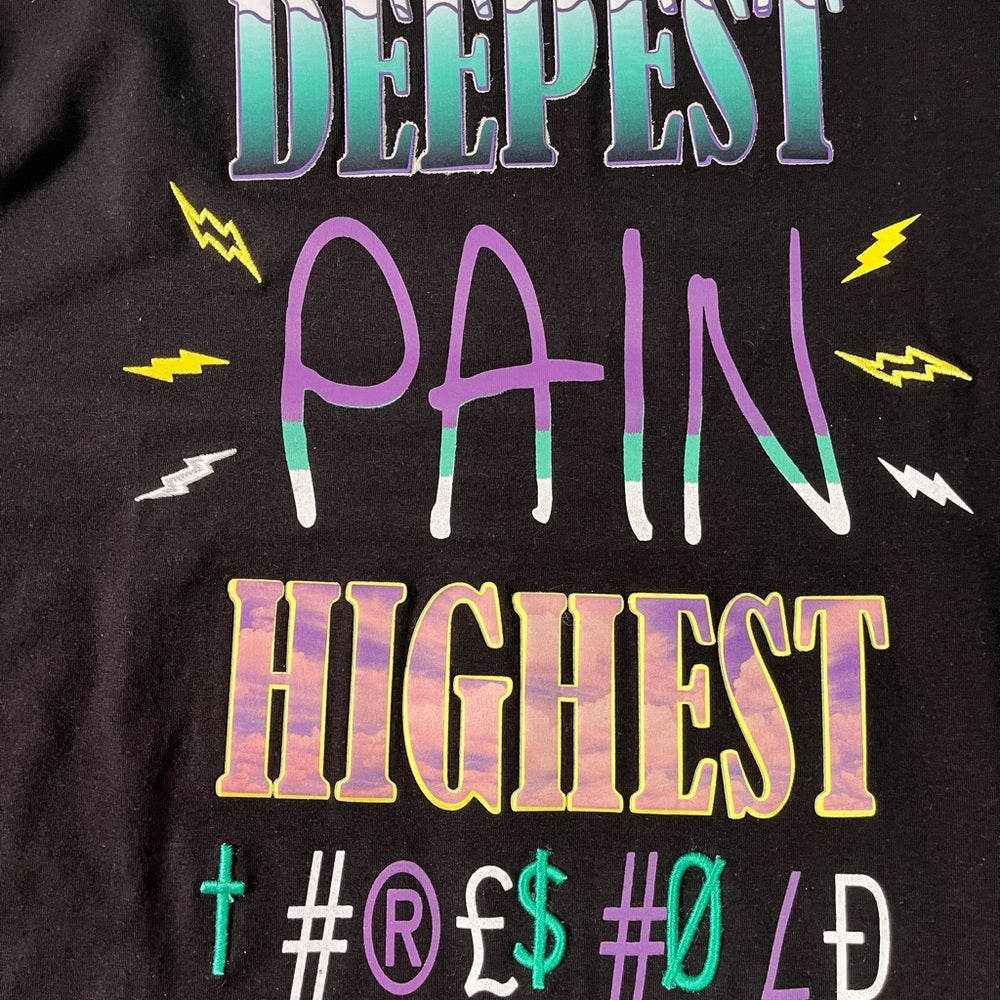 Deepest pain graphic tee Sz 2xl