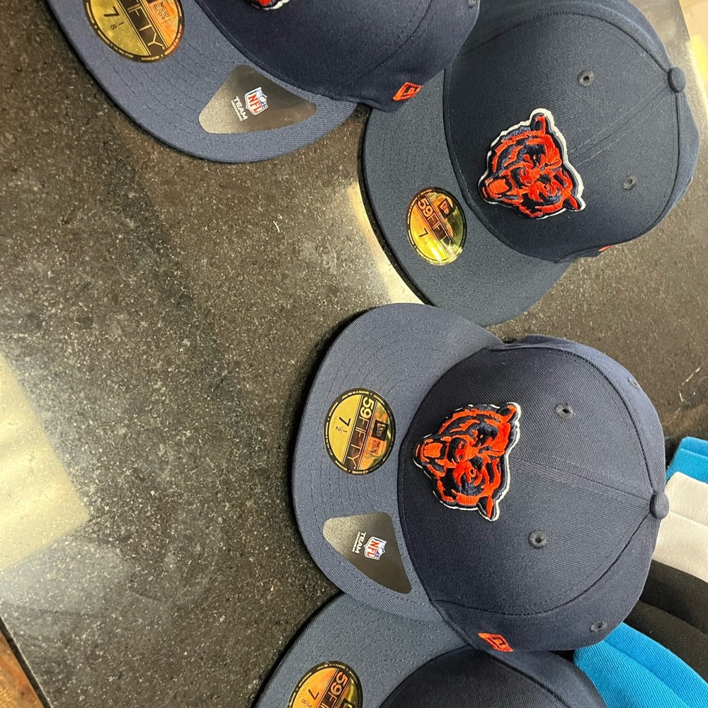 Chicago bears fitted cap Sz Various
