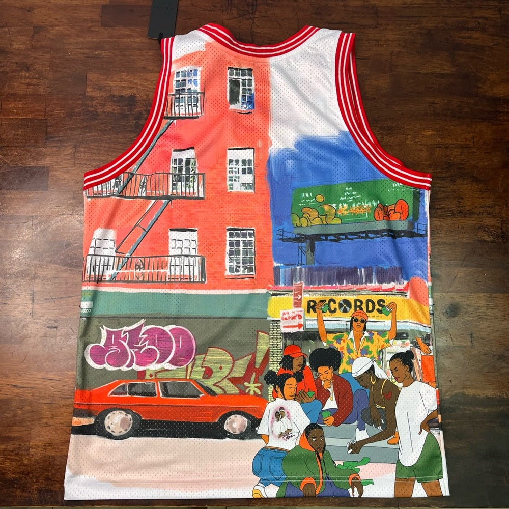 Akoo graphic jersey Sz large