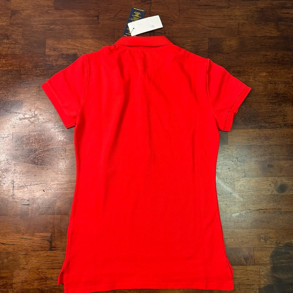 Sz Various red polo womens shirt