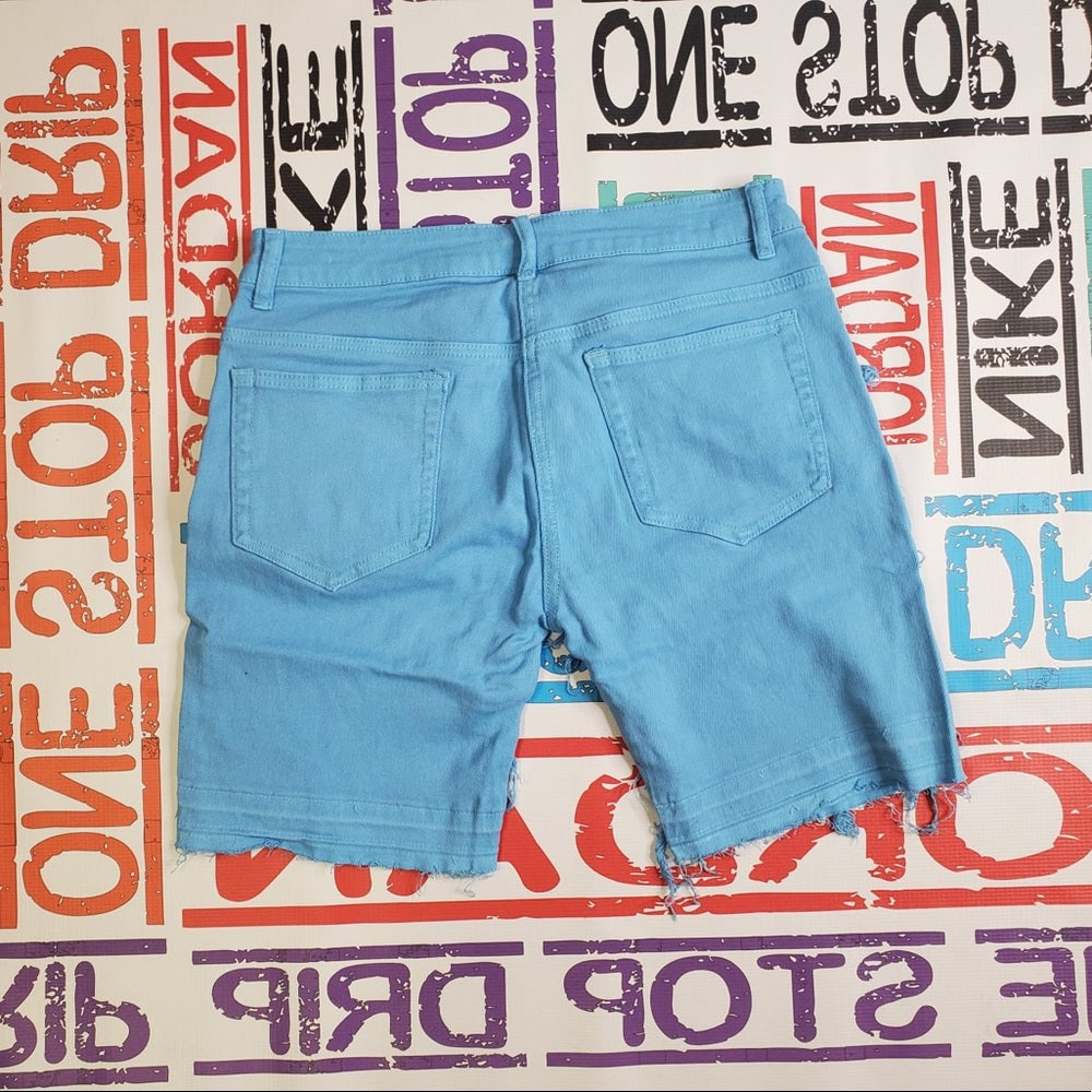 Sz Various ripped jean shorts light blue copper 9