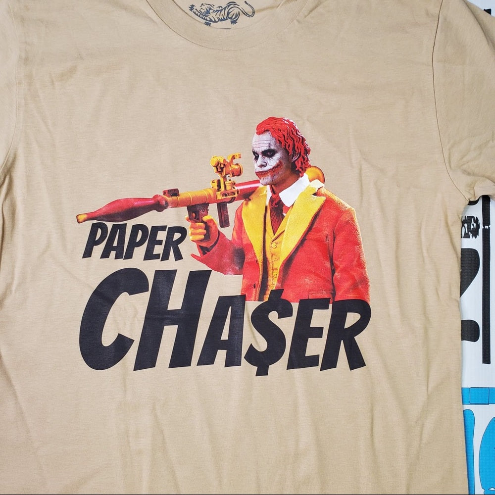 Paper chaser graphic tee Sz Various