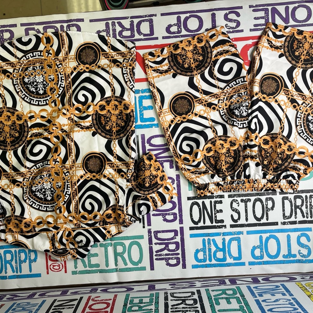 2 piece casual short set Sz Various