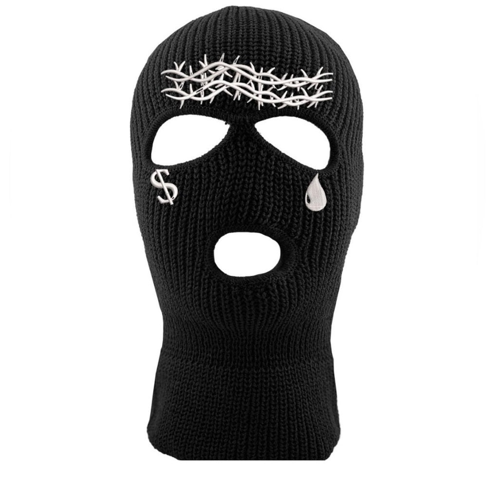 Black & white face mask one size fits all