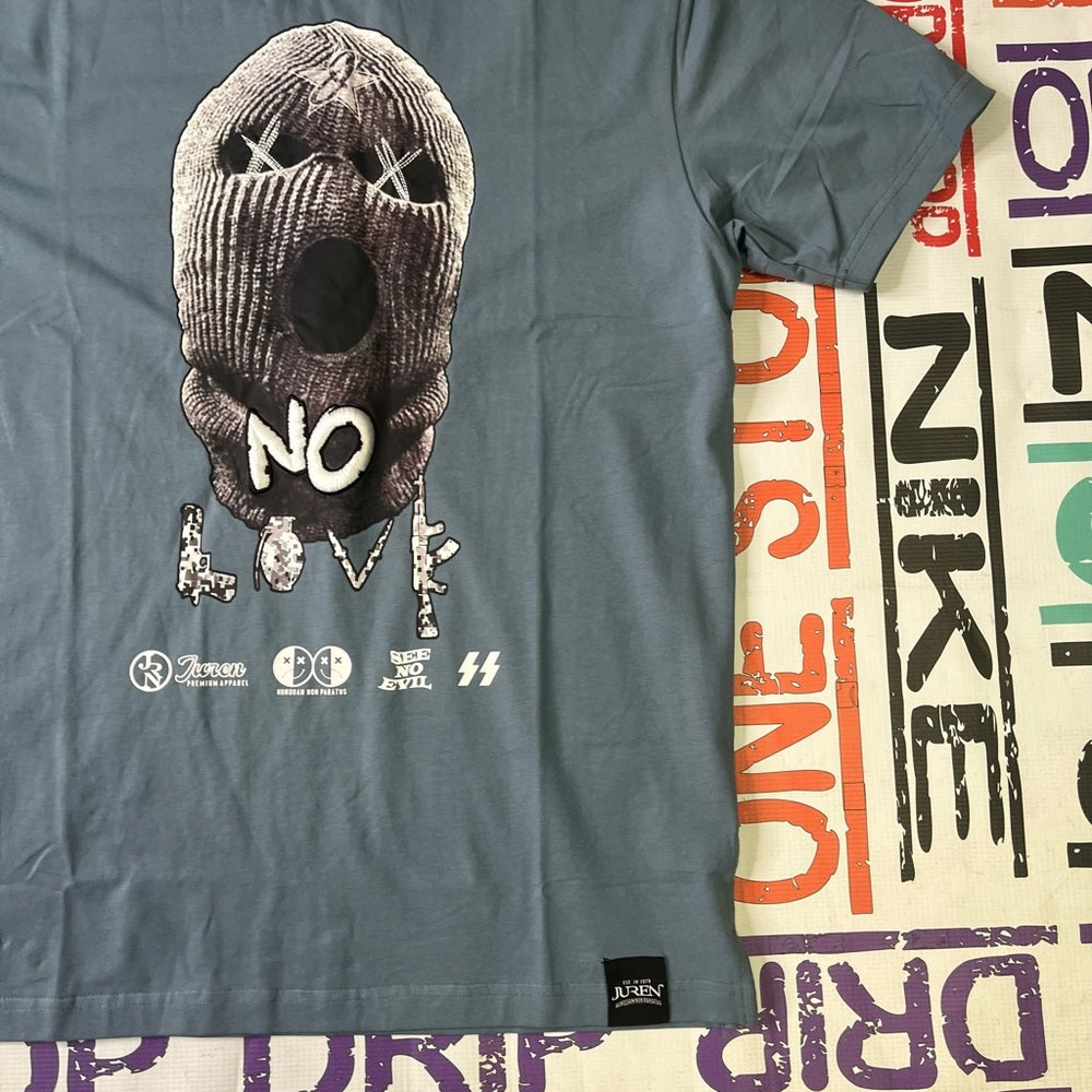 No love graphic tee Juren brand Sz various