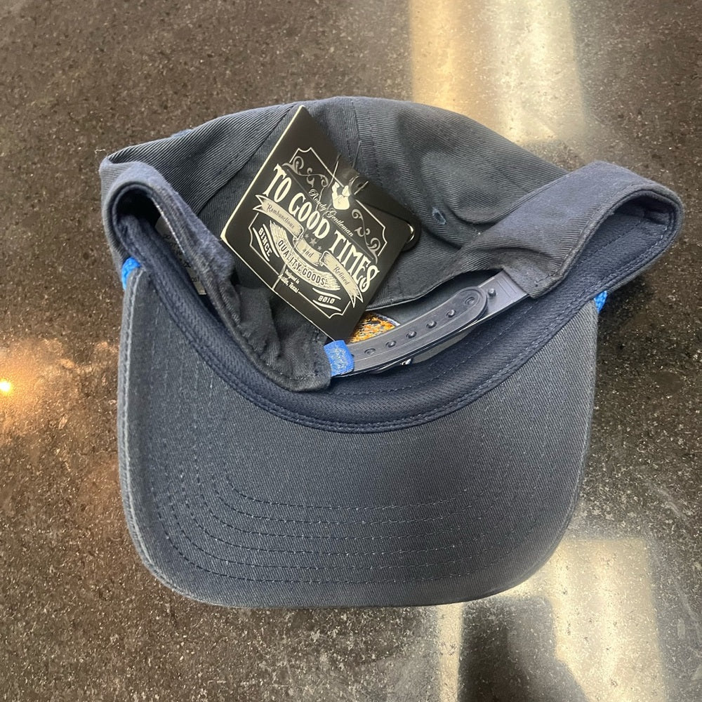 Energy desert cap navy blue one size fits all