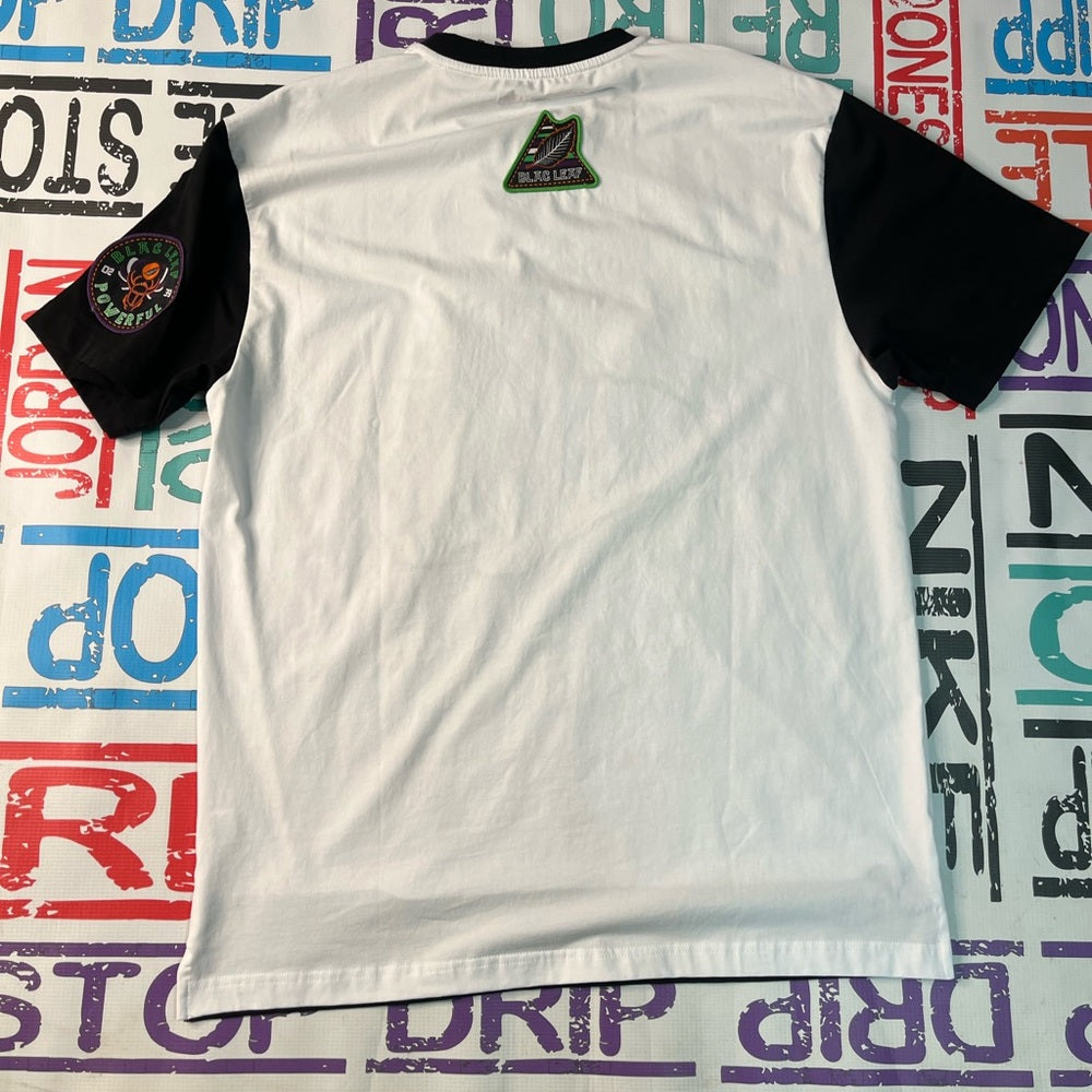 Blac leaf owl t shirt Sz Various