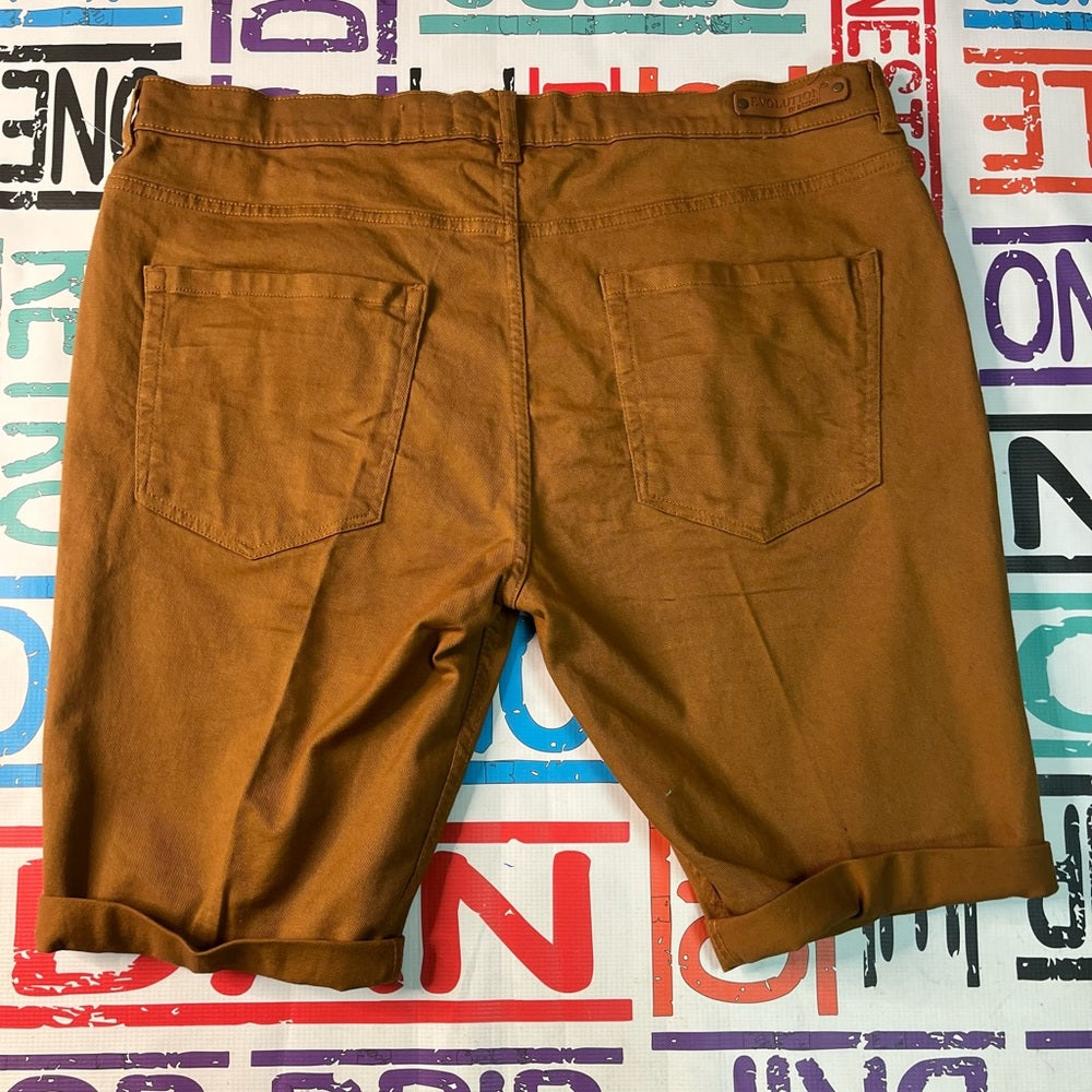 Sz 42 rust brown casual shorts