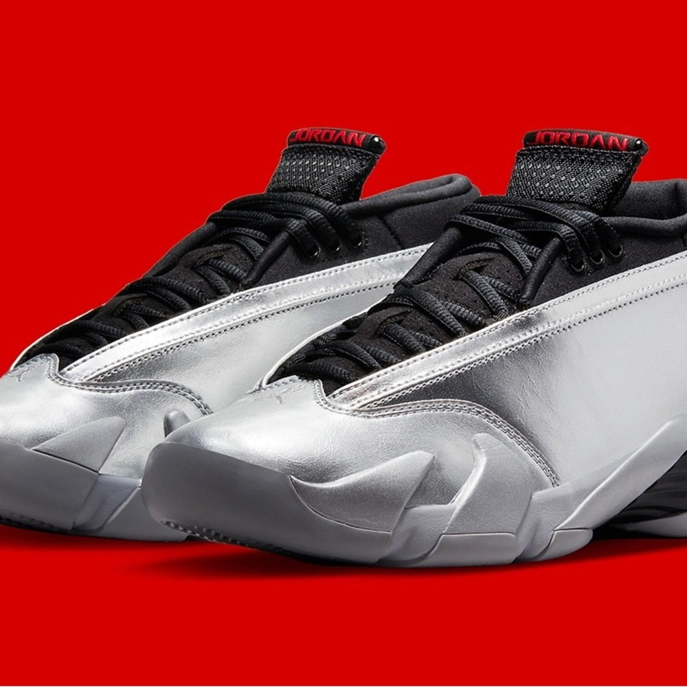 Sz 8 retro 14s silver Nwb