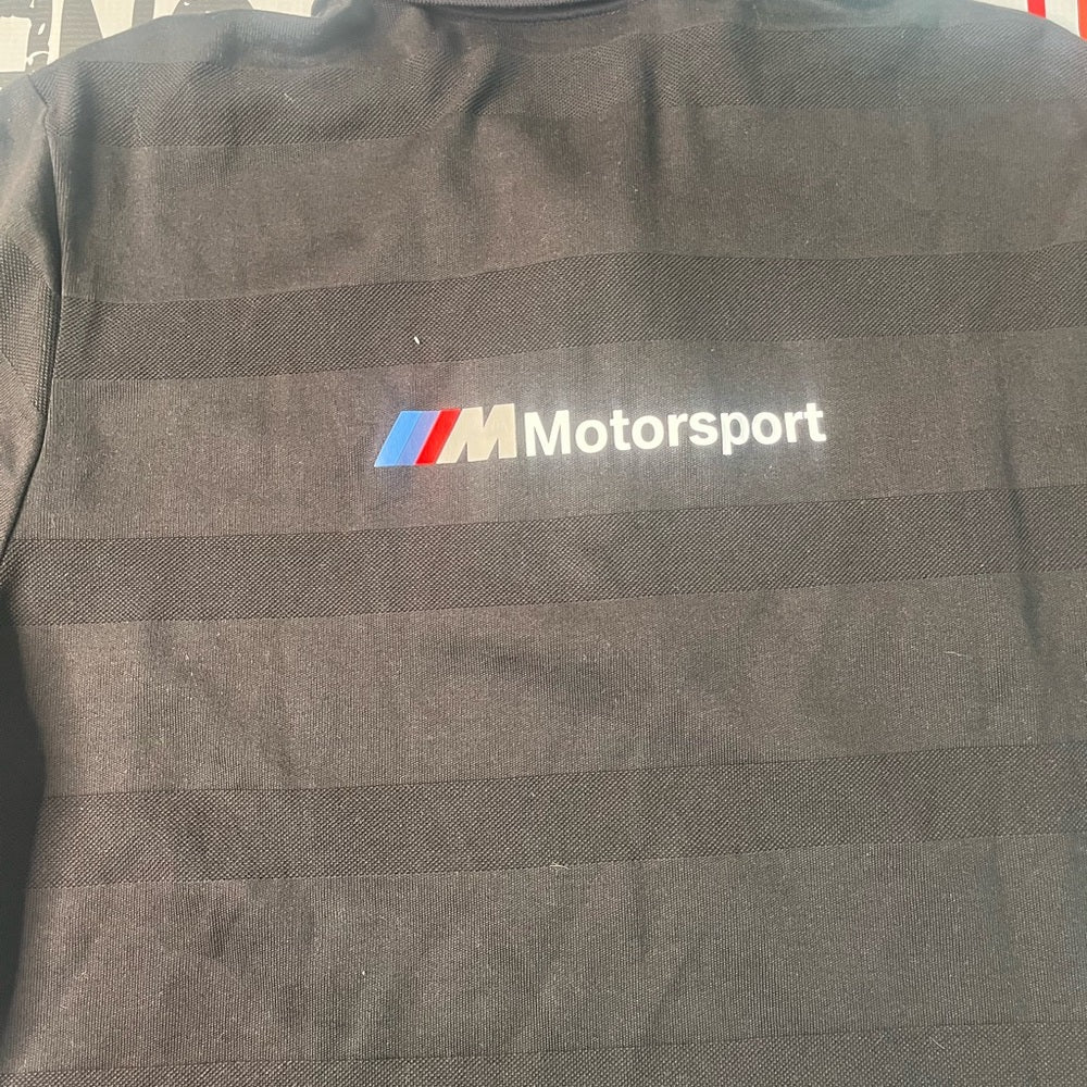 BMW polo shirt black sz medium