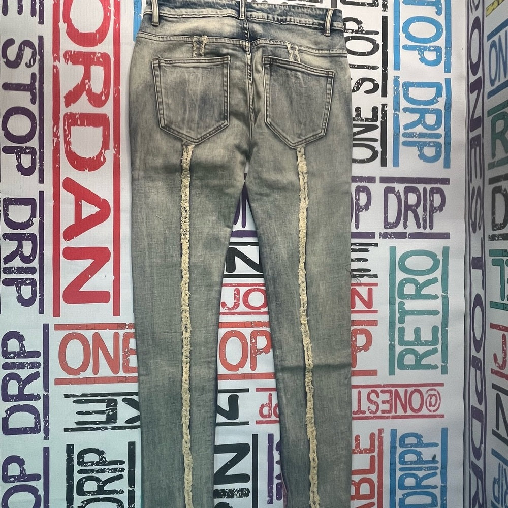 Sz Various ankle paint denim jeans
