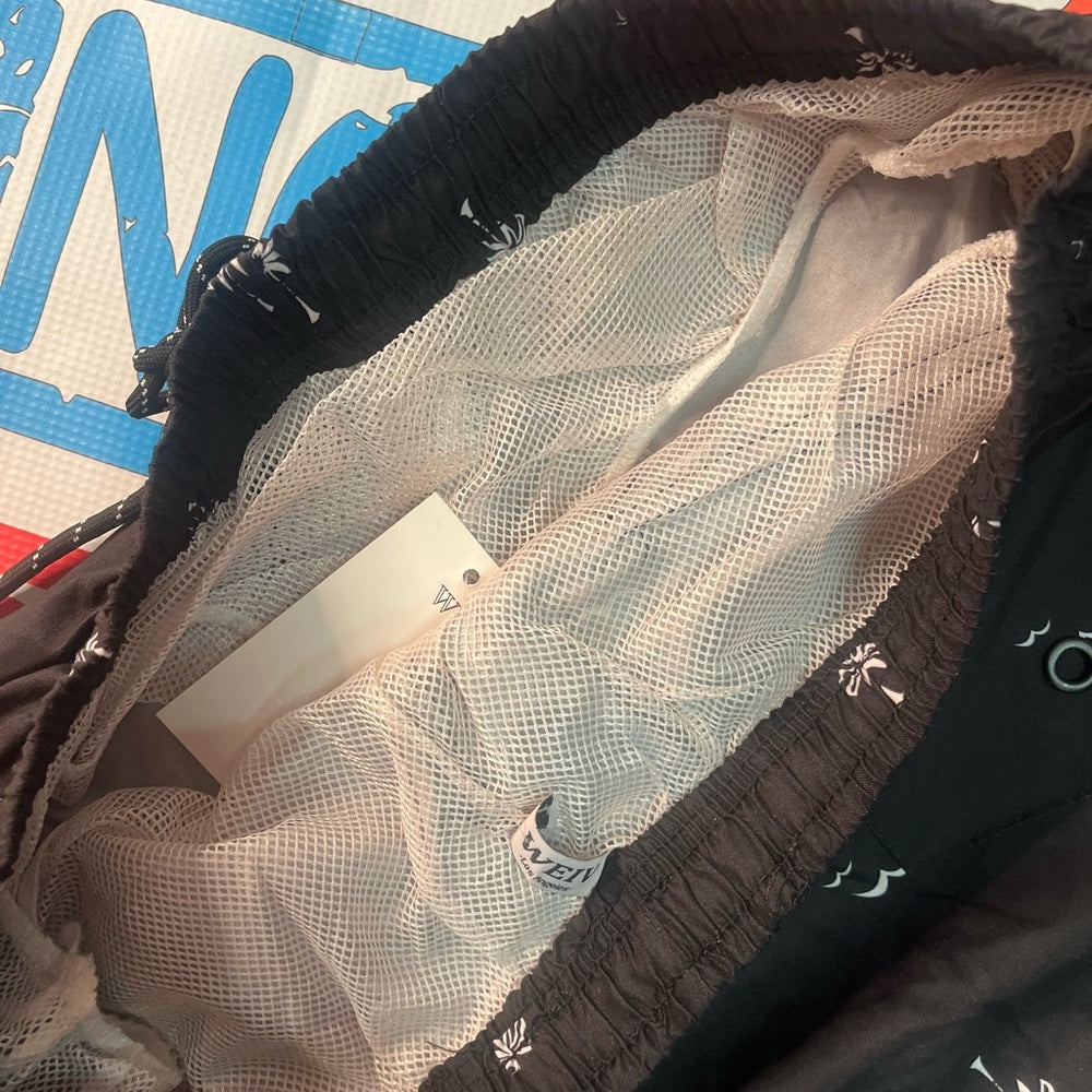 Black beach swim shorts Sz Various