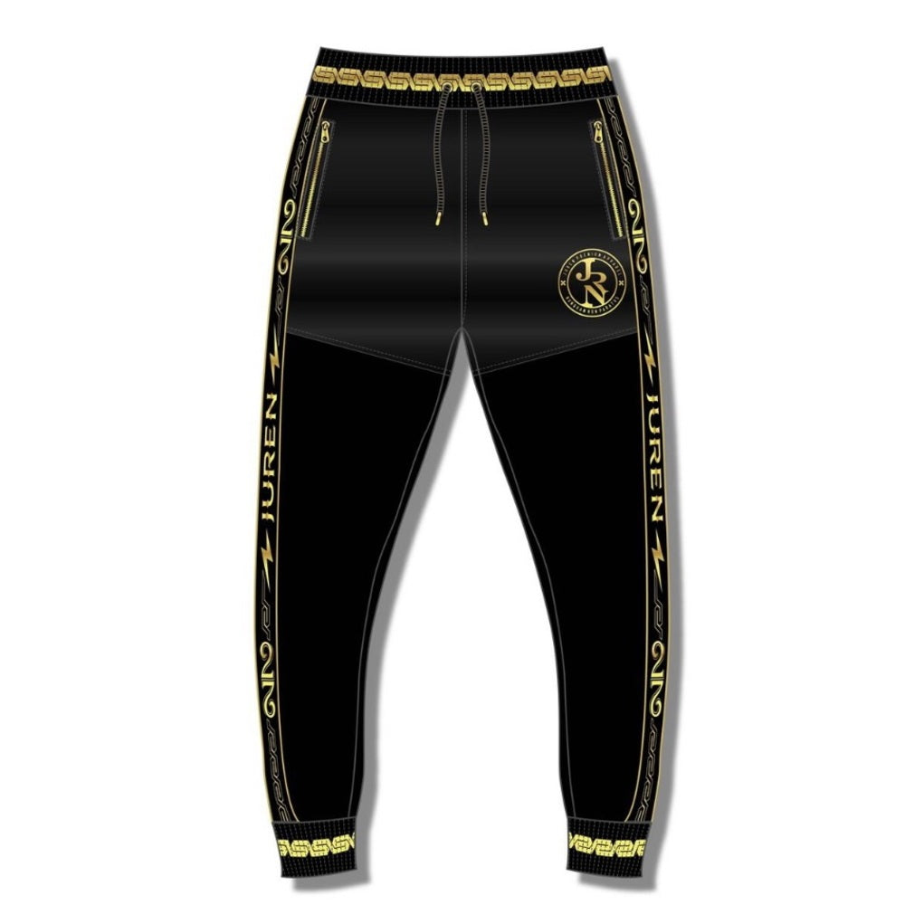 Juren 2 piece sz various black & Gold