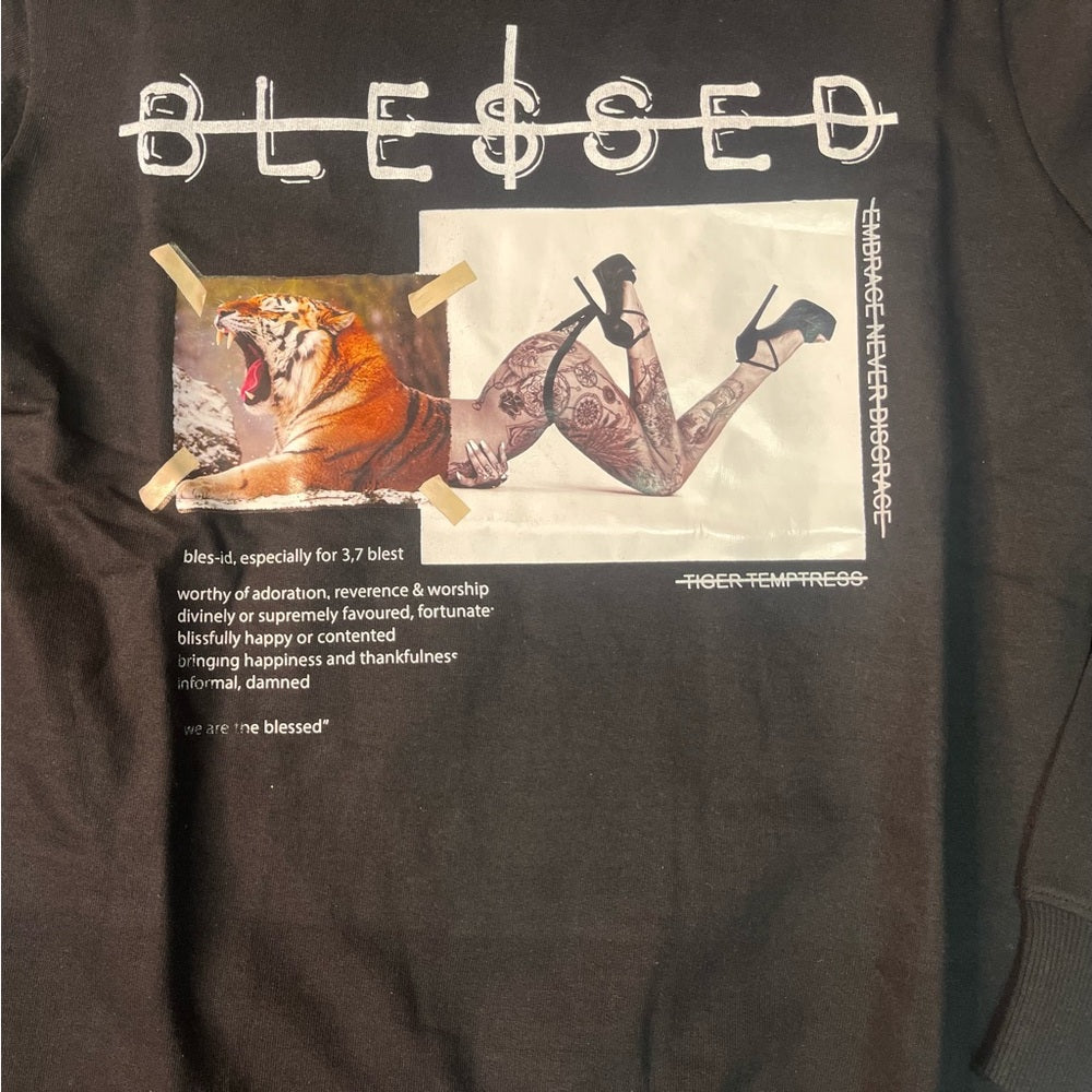 Blessed graphic sweater sz XS