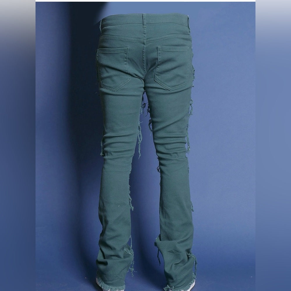 Union Stack Pants Green Sz various