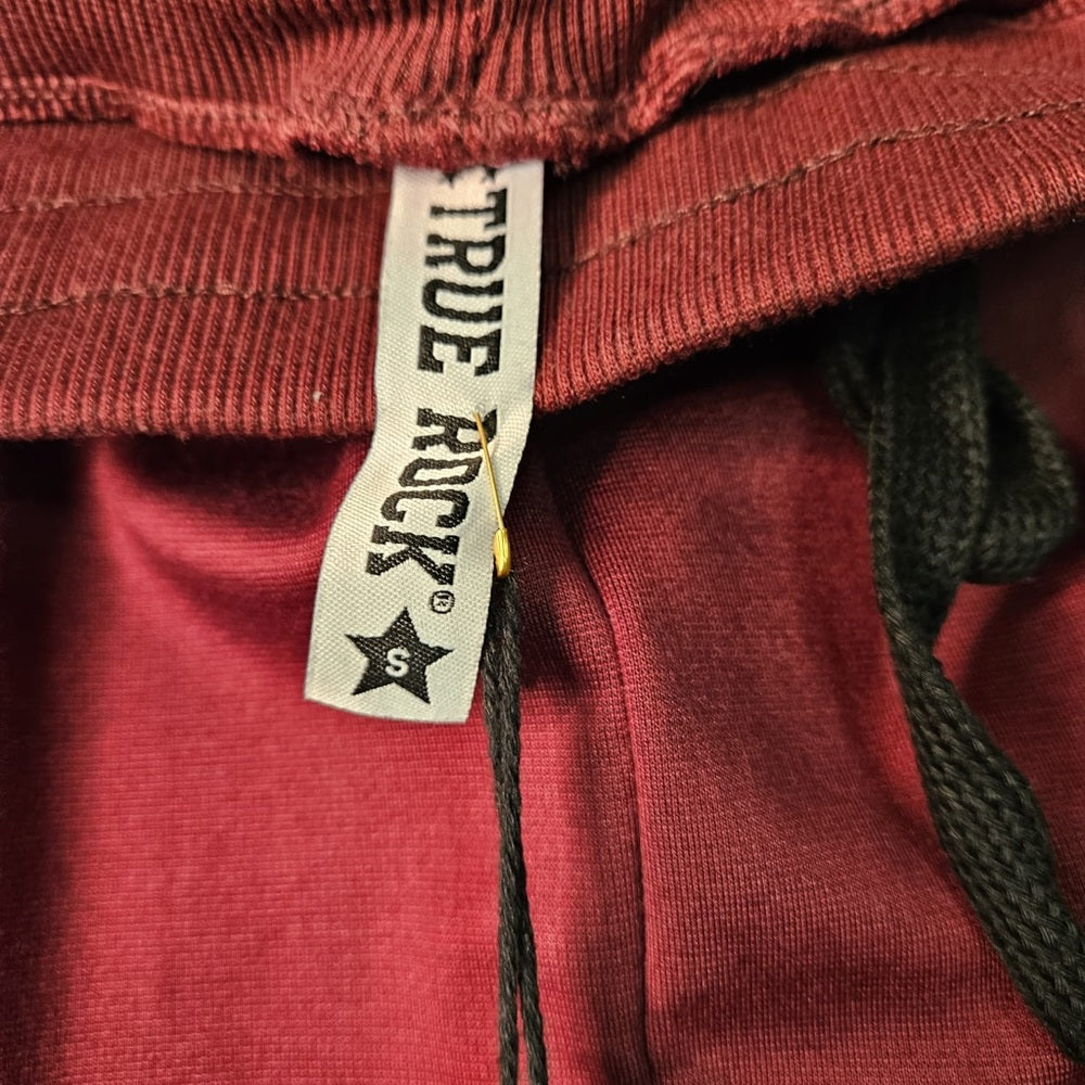 Sz small cotton maroon shorts