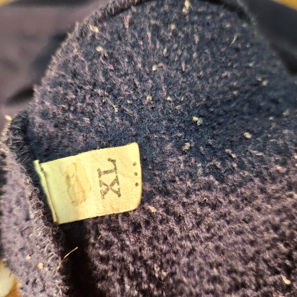 Warner Bros Looney Tunes Fleece Jacket Men’s Sz XL Navy Blue Full Zip