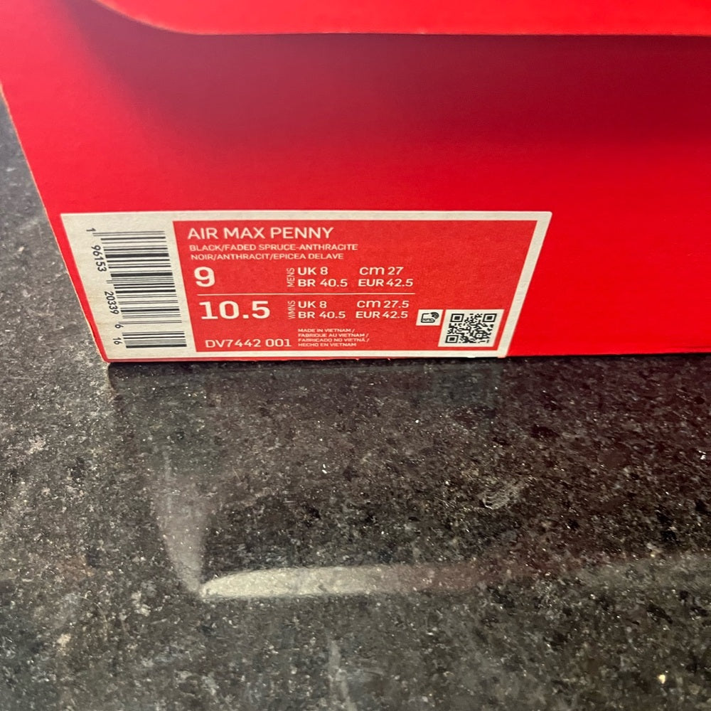 Nike air penny’s sz 9 Nwb