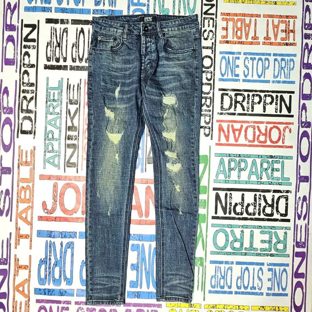Sz Various dark blue denim jeans