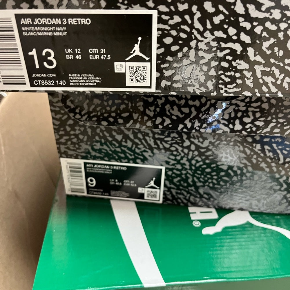 Air Jordan 3 Retro sz various NWB
Men's Shoes CT8532-140