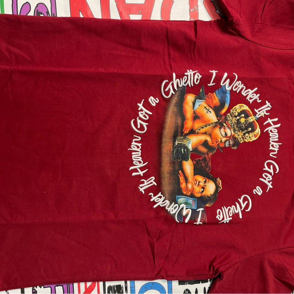 Heaven got a ghetto graphic tee sz various