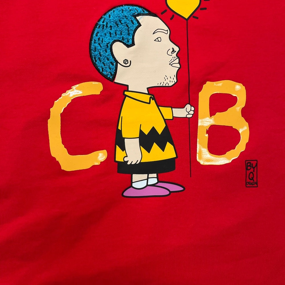 Charlie Brown graphic tee Sz various