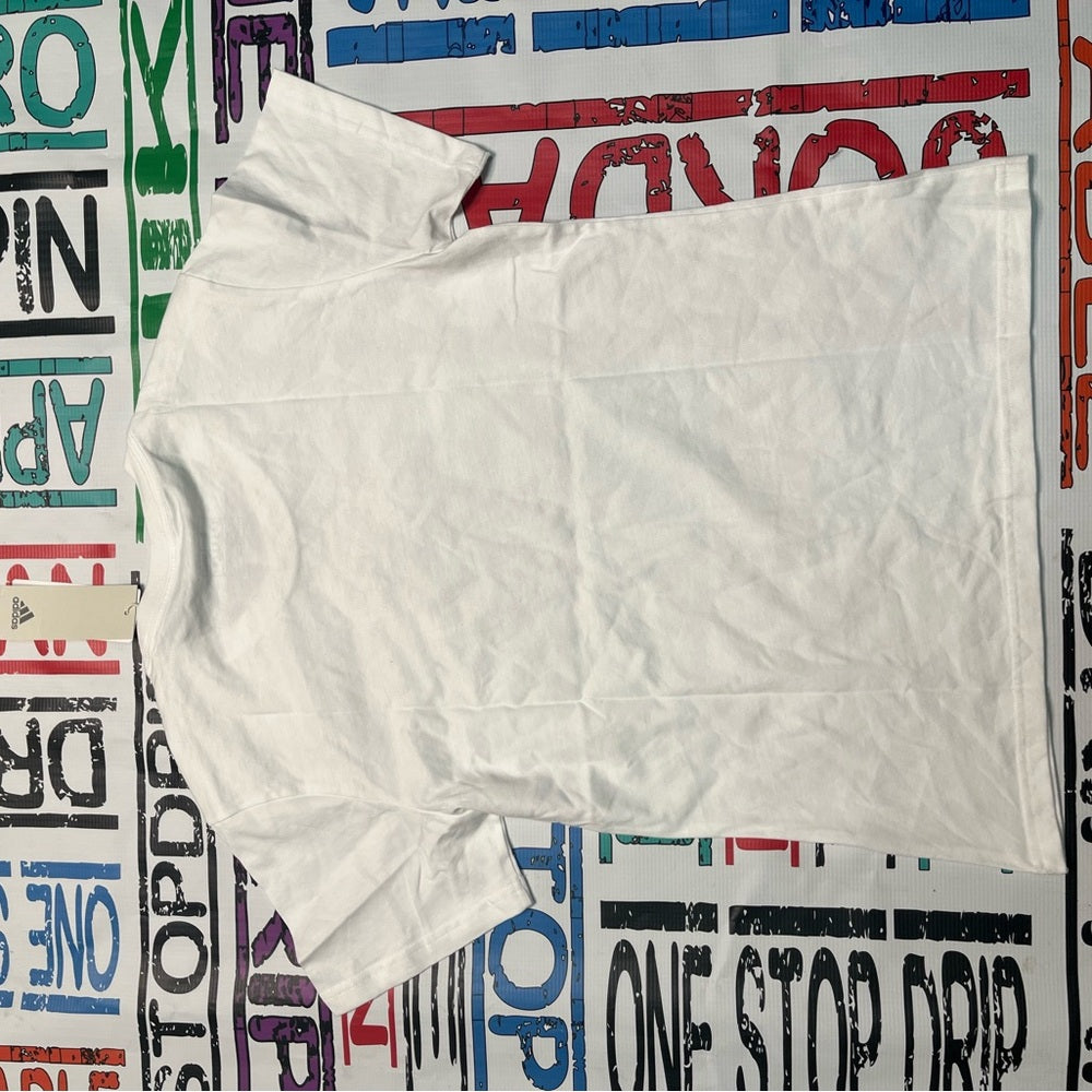 Adidas women’s tee sz small white & black