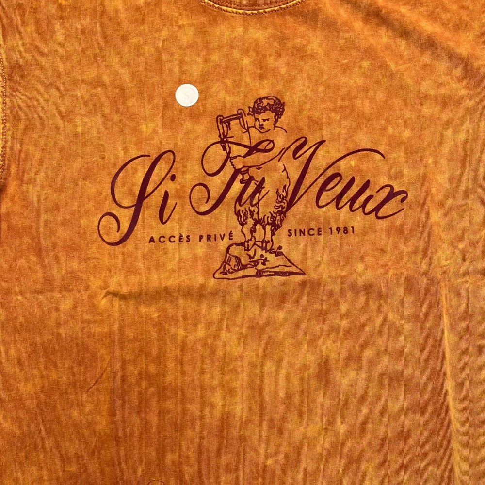 Si tu veiux T shirt Sz various