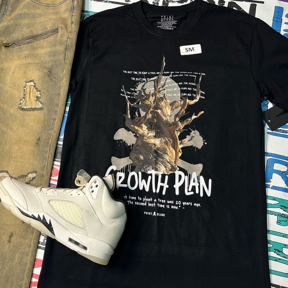Growth & pain graphic tee Sz Various