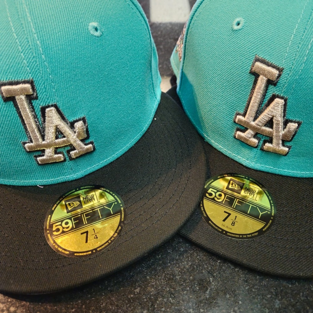 LA DODGERS fitted cap sz VARIOUS