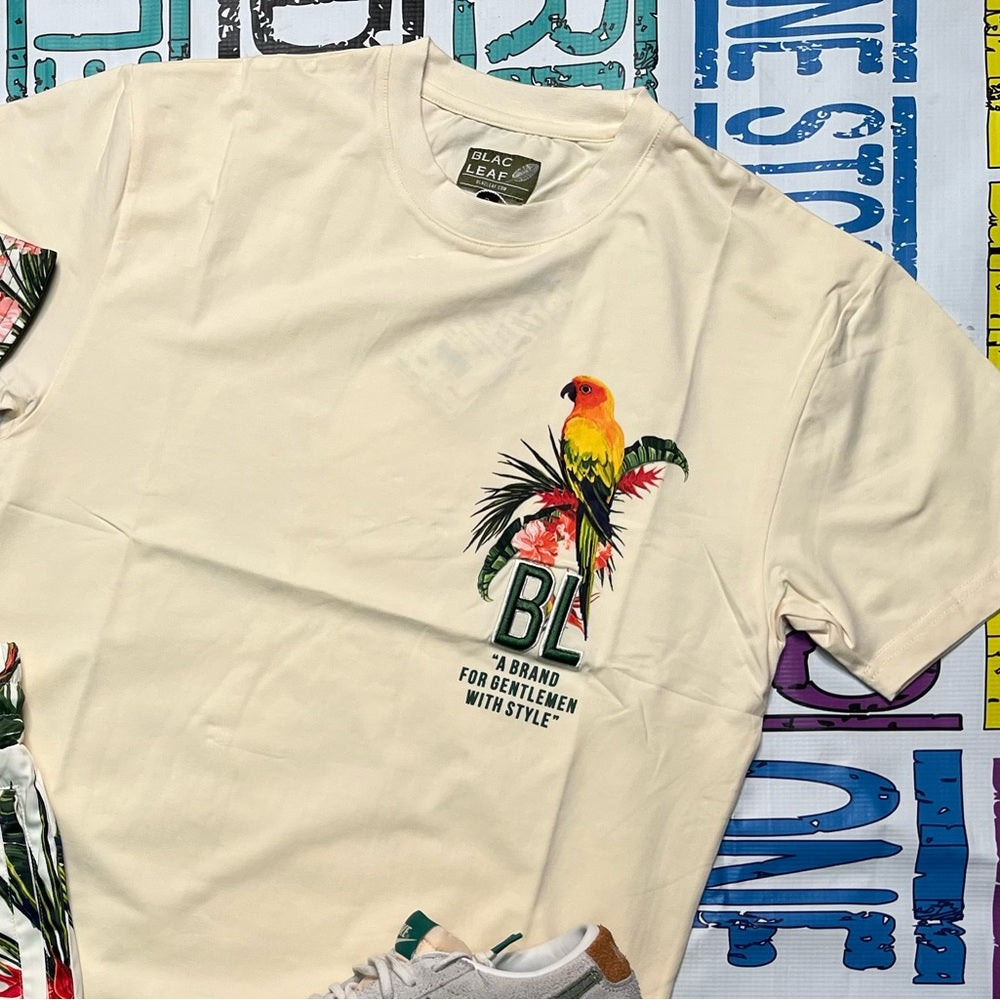 Blac leaf graphic tee Sz various