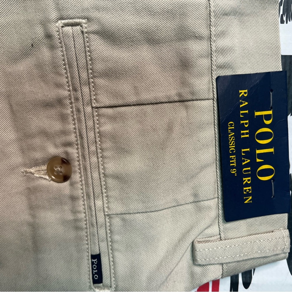 Polo Light Khaki Shorts Sz 33