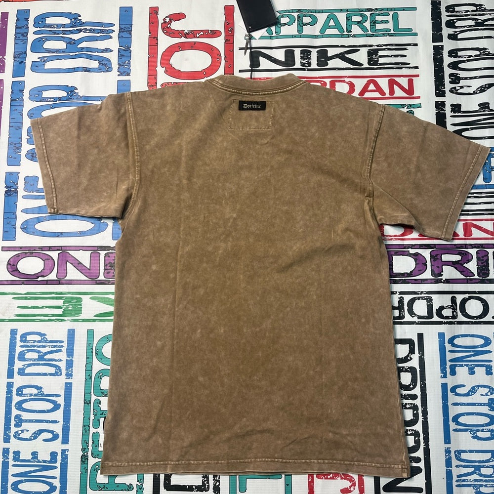 Doctrine Logo high quality textured tee Sz various