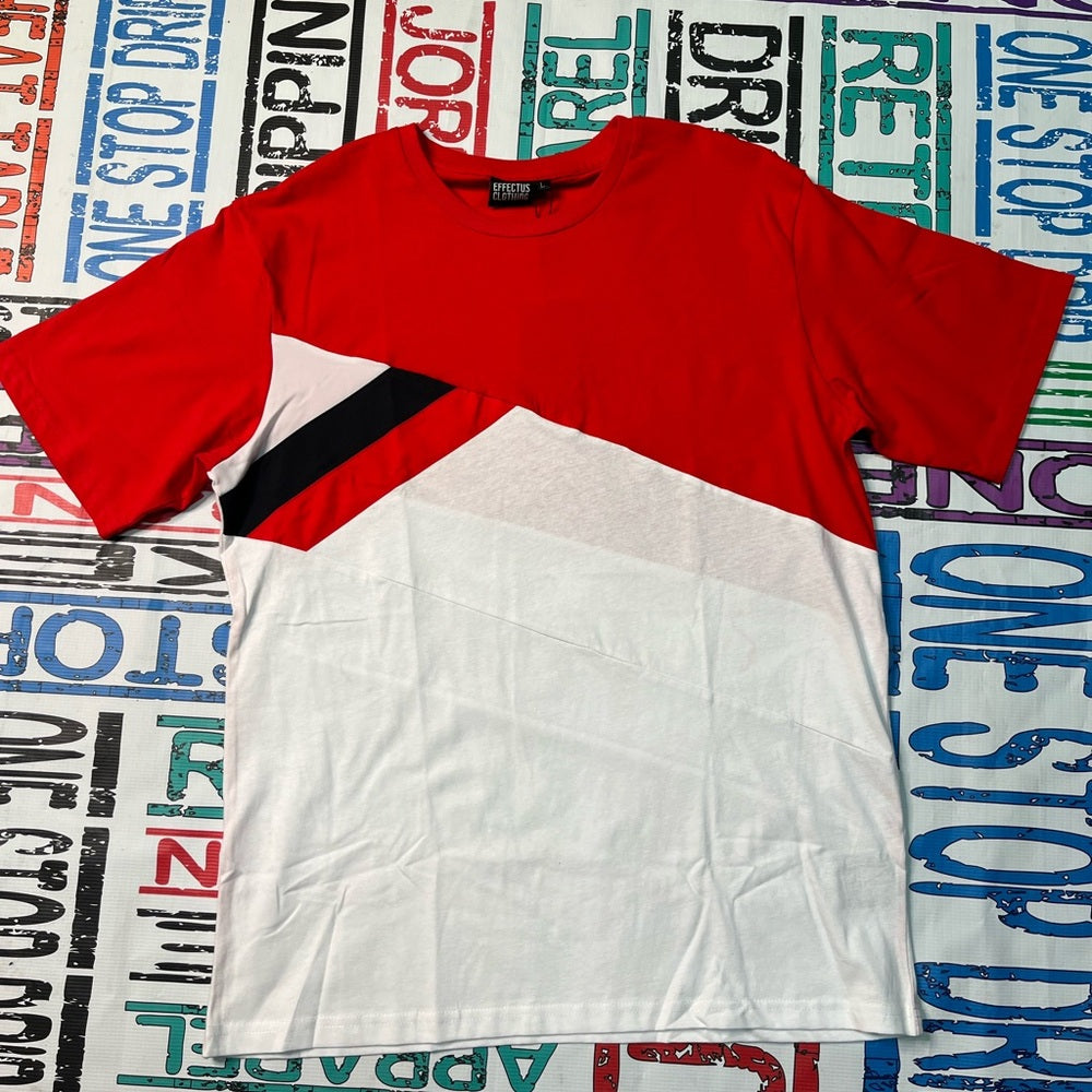 Red white design shorts Sz Various