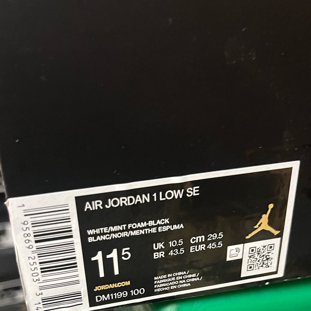 Nike Air Jordan 1 Low Mint Foam Tie-Dye Mens & GS DM1199-100 New sz 11.5