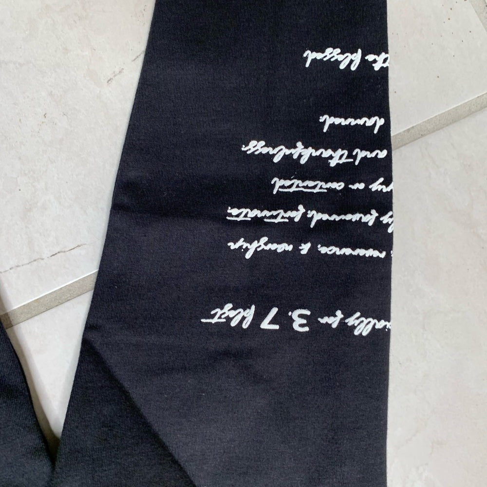 Blessed long sleeve graphic paint tee