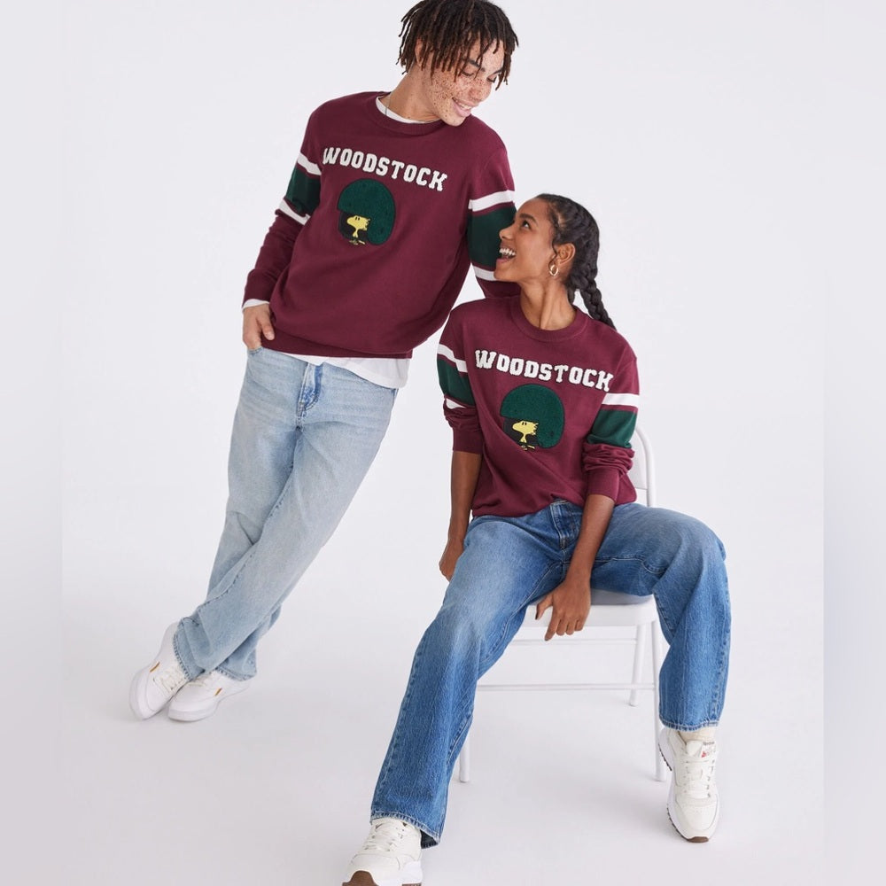 Woodstock Maroon Sweater Sz various unisex
