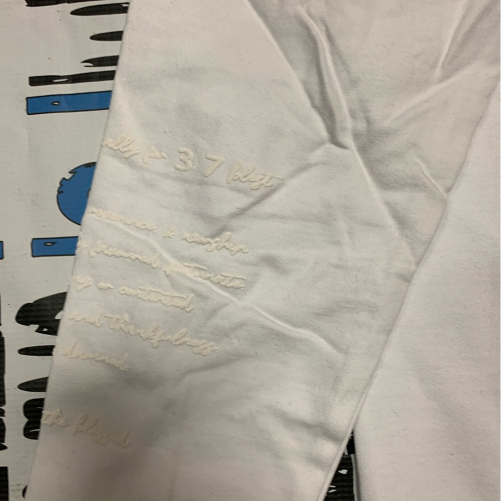 White Drip Hoodie with Colorful Logo