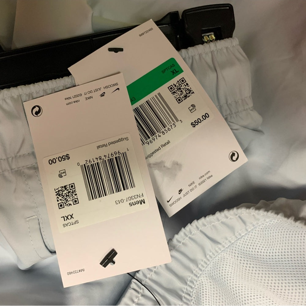 Nike Silver Athletic Shorts Sz various