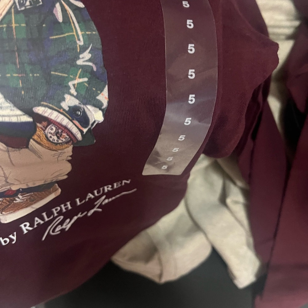 Polo by Ralph Lauren Kids Burgundy Long Sleeve Shirt