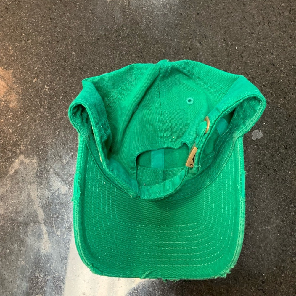 Green Bear Embroidered dad Cap