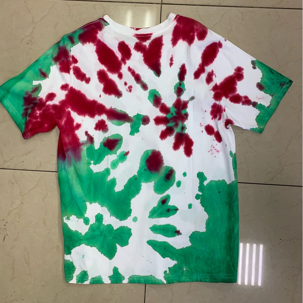 Tie-Dye Levi’s custom graphic tee Sz med
