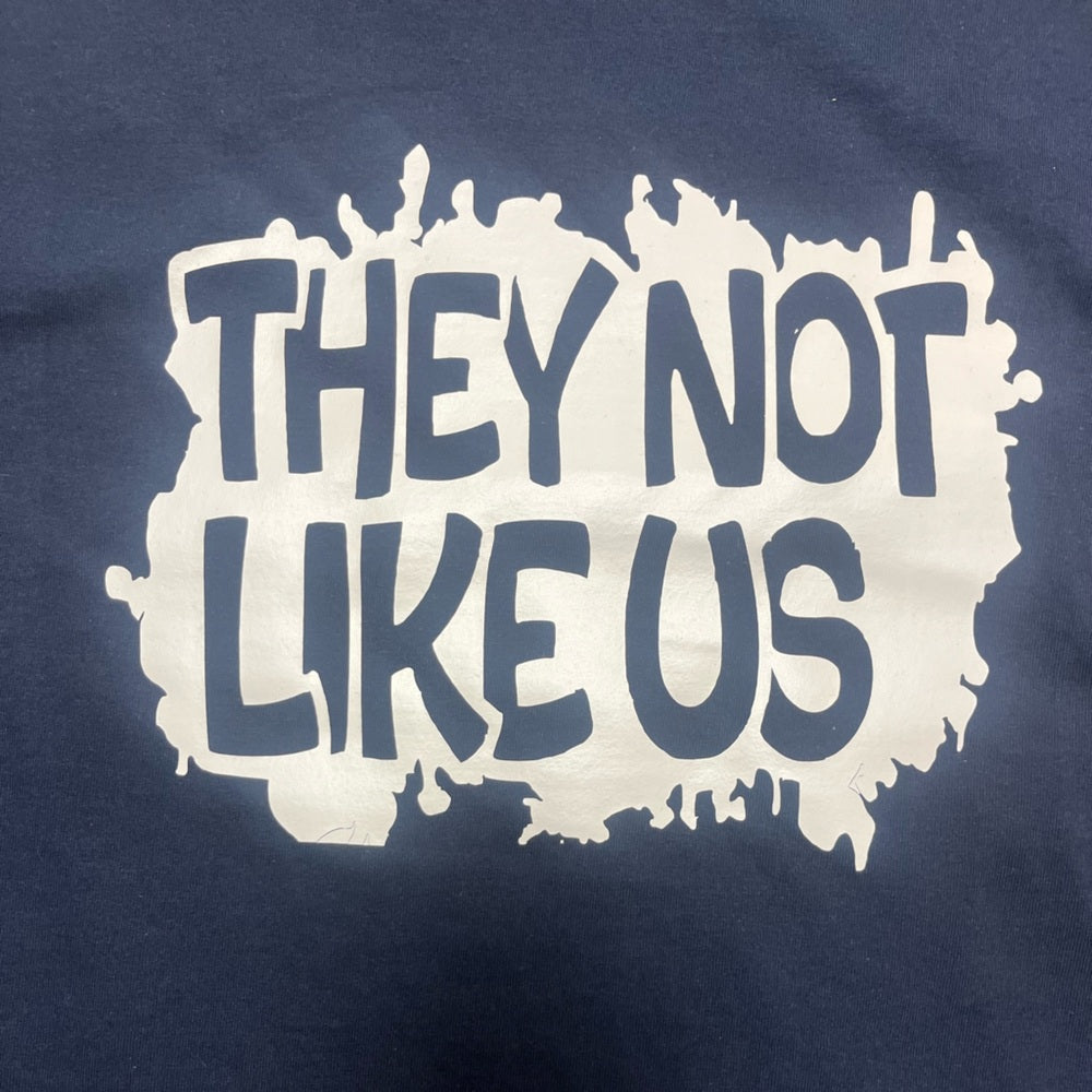 Navy Blue they not like us Graphic T-Shirt