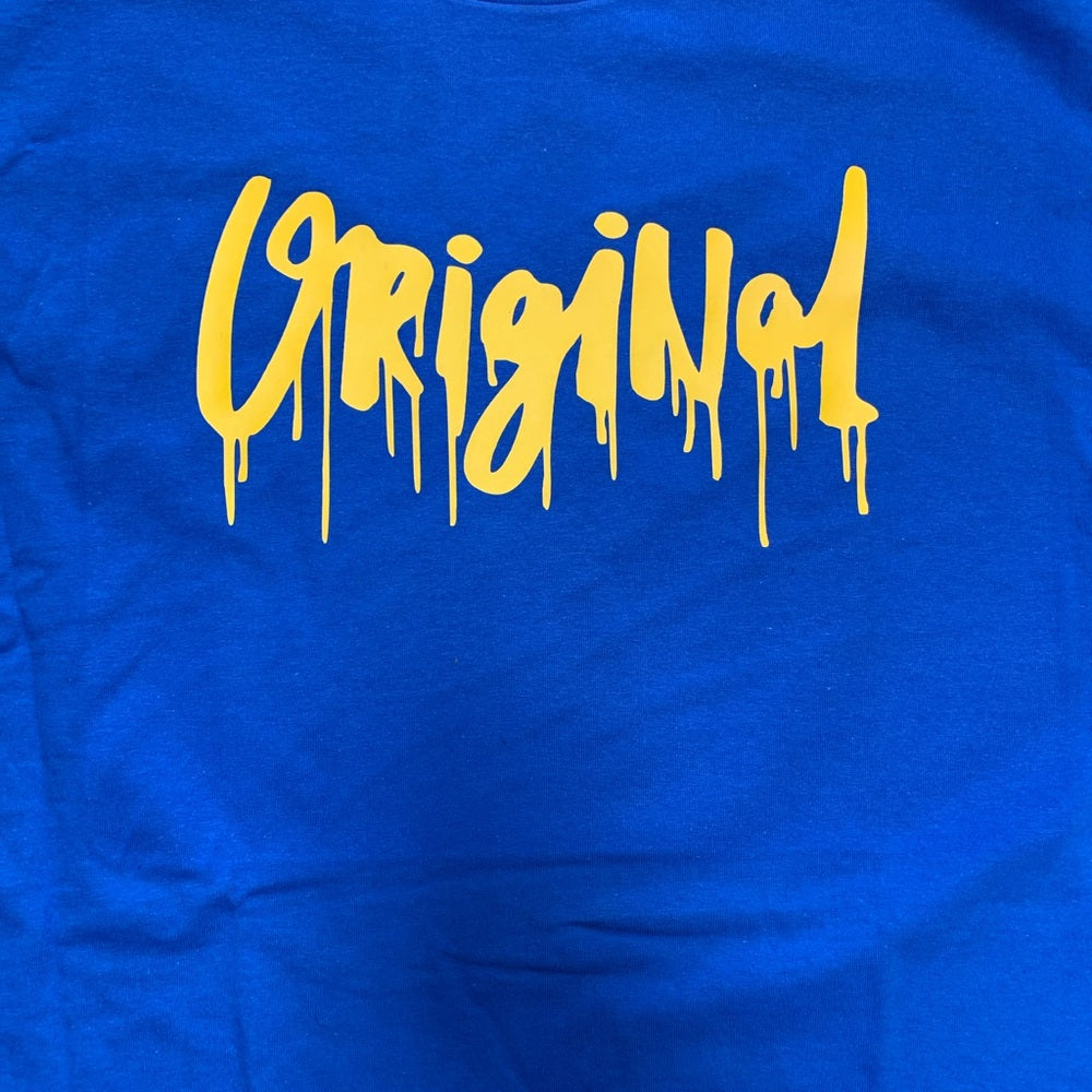 Original Blue vinyl graphic T-Shirt