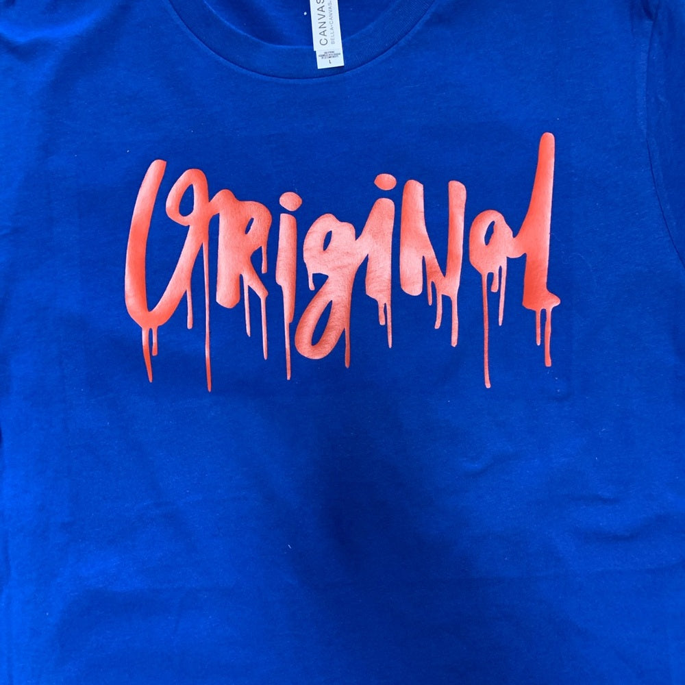 Blue Graphic T-Shirt original logo SZ various