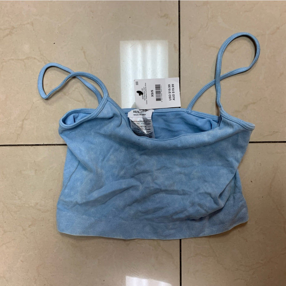 Light Blue Crop Top cotton on