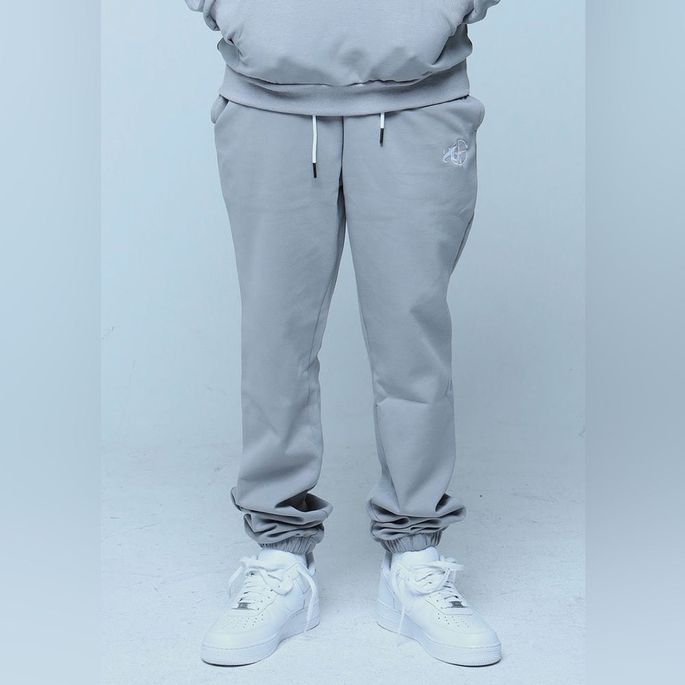 Men's Sniper gang Gray Sweatpants Sz various embroidered