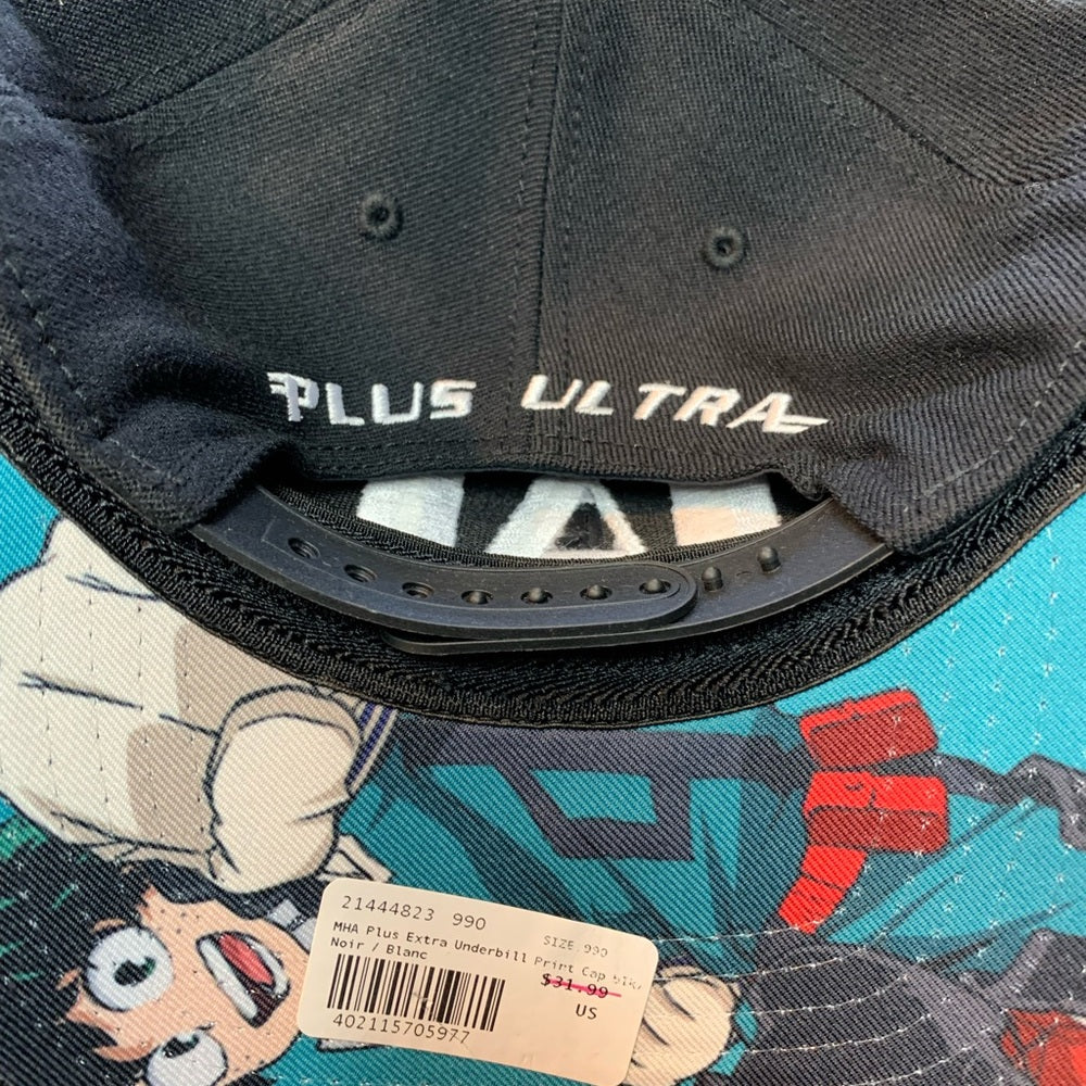 MY HERO ACADEMIA PLUS EXTRA BIOWORLD MENS SNAPBACK HAT BLACK WHITE NEW osfa