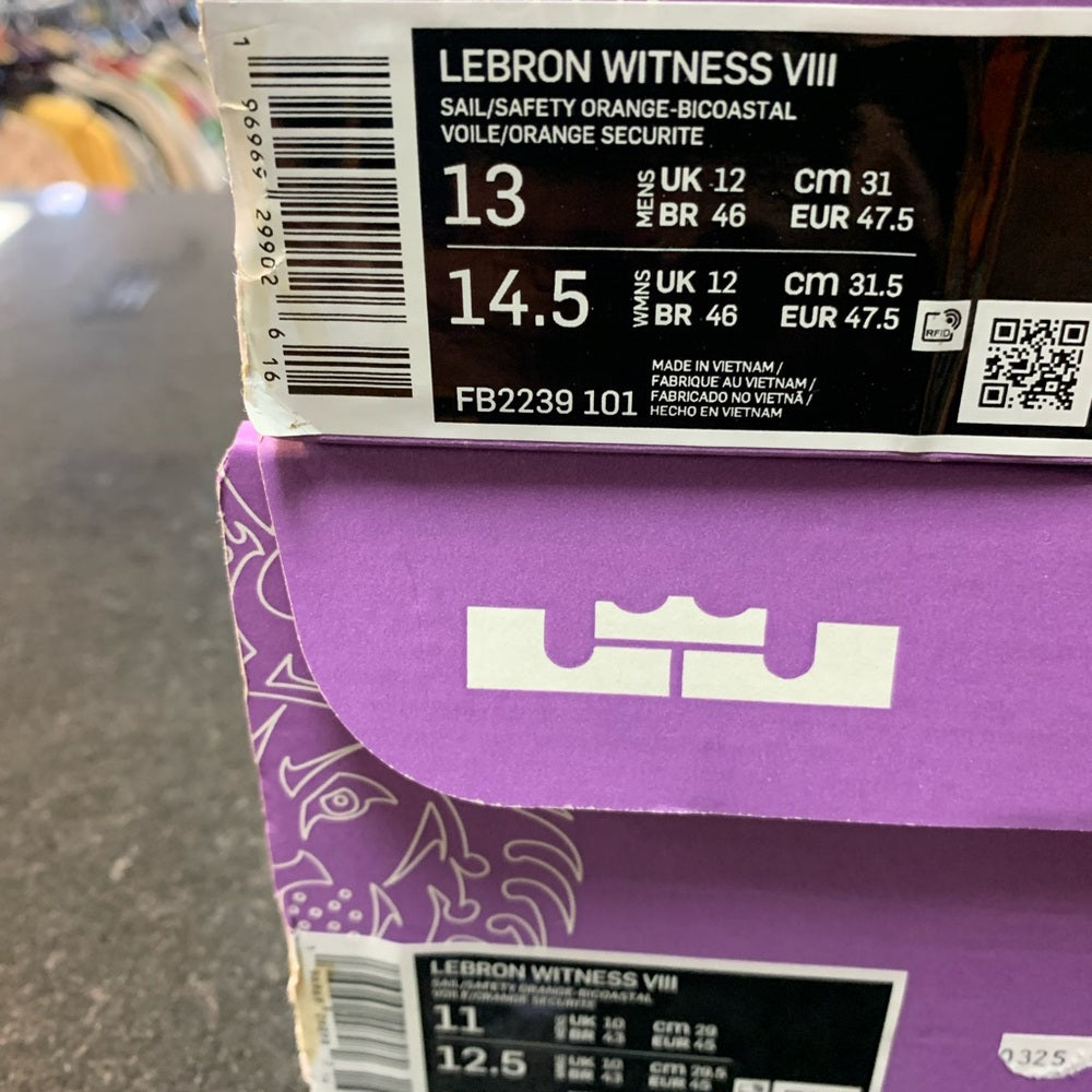 Sz various Nike LeBron Witness 8 "Cannon" Men's Basketball Boots